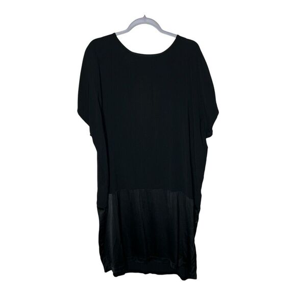 Universal Standard Avenir Dress Womens Size 14/16 Red Label Black Shift - Picture 1 of 9